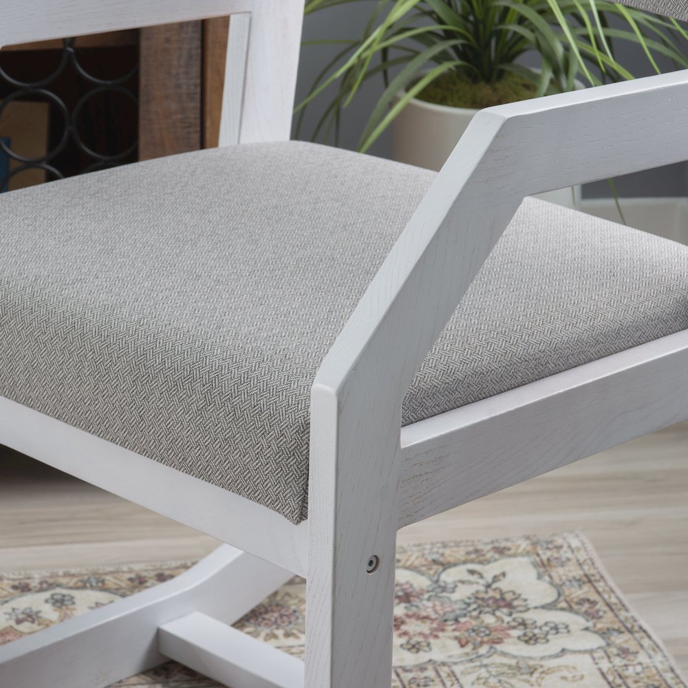Robin 2 Position Sled Base Chair White. Picture 5