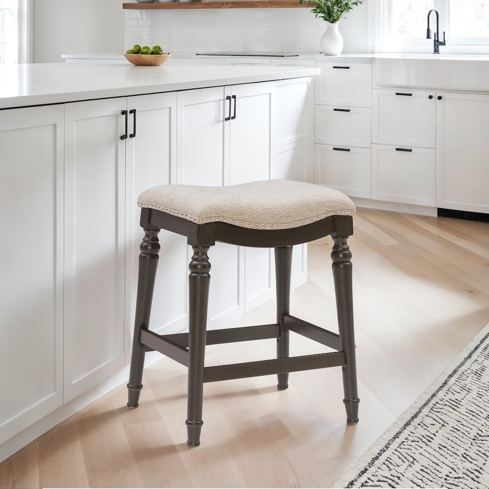 Hayes Counter Stool Grey. Picture 5