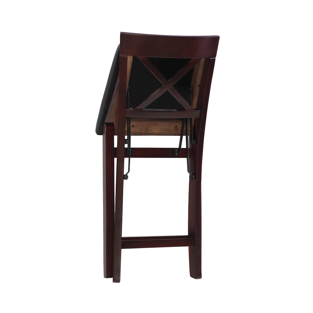 Triena 24 In X Back Folding Counter Stool. Picture 11