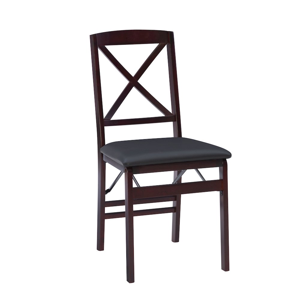 Triena 18 In X Back Folding Chair - Set Of Two. Picture 1