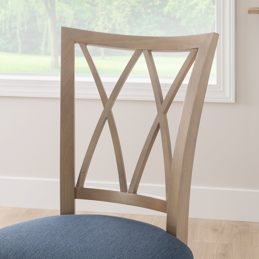 Andes Chair Nat Blue Set Of 2. Picture 4