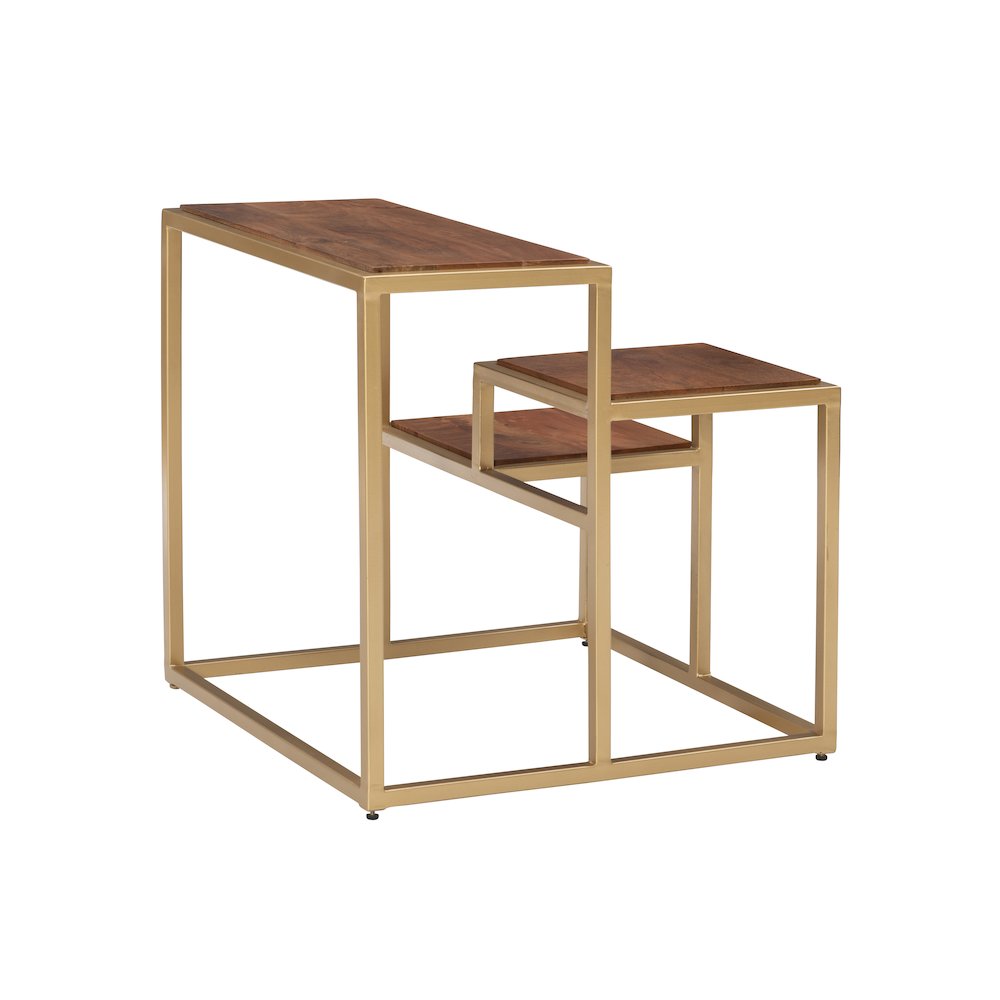 Carlo 3 Tiered Plant Stand Side Table. Picture 8