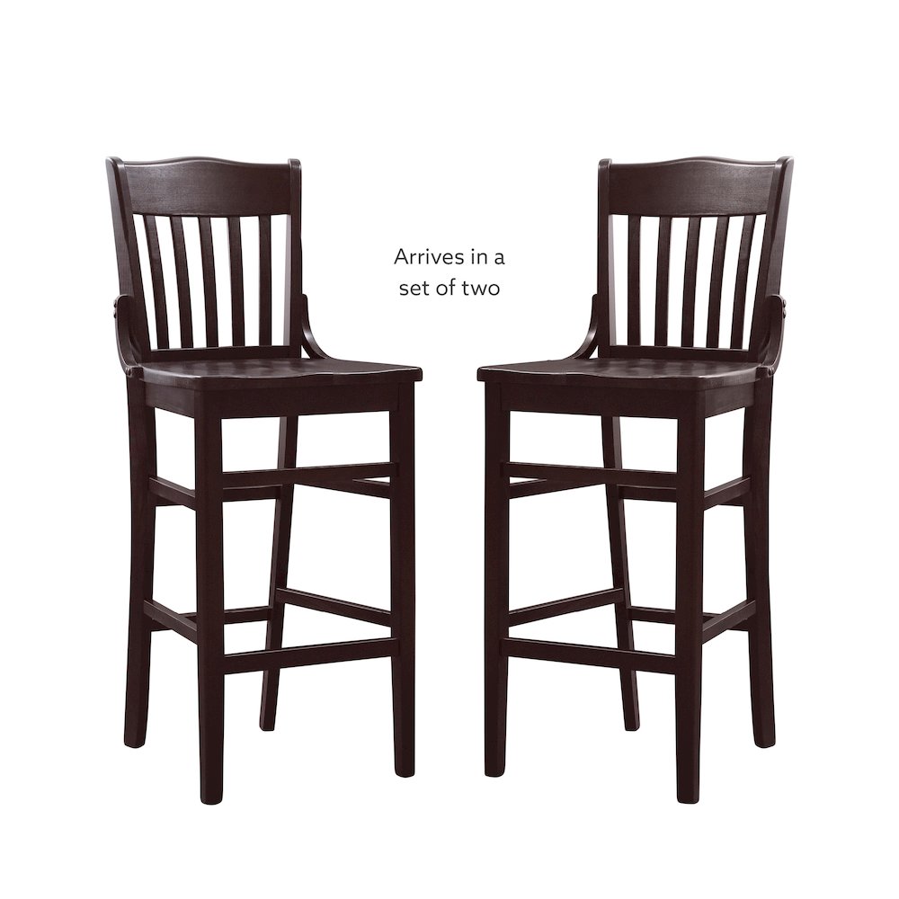 Jace Barstool Brown Set Of 2. Picture 9