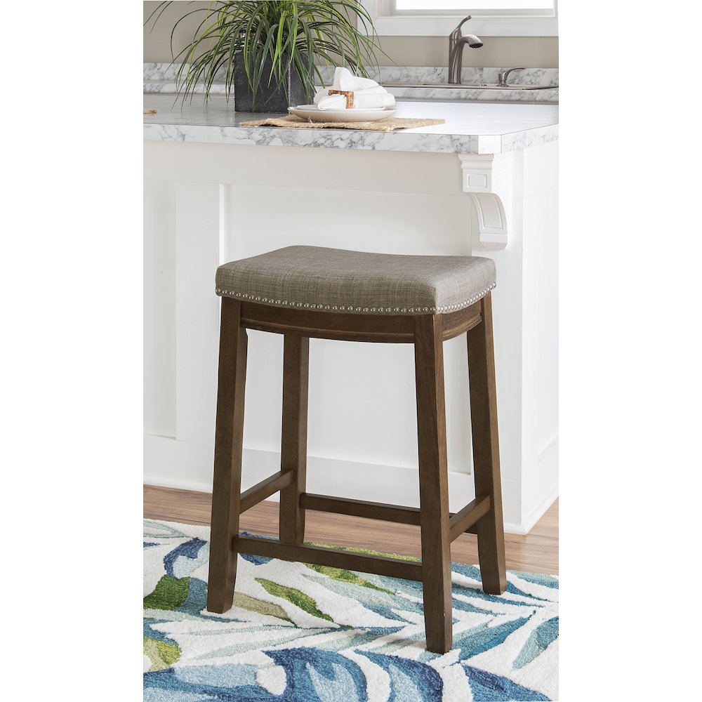 Claridge Rustic Counter Stool. Picture 4