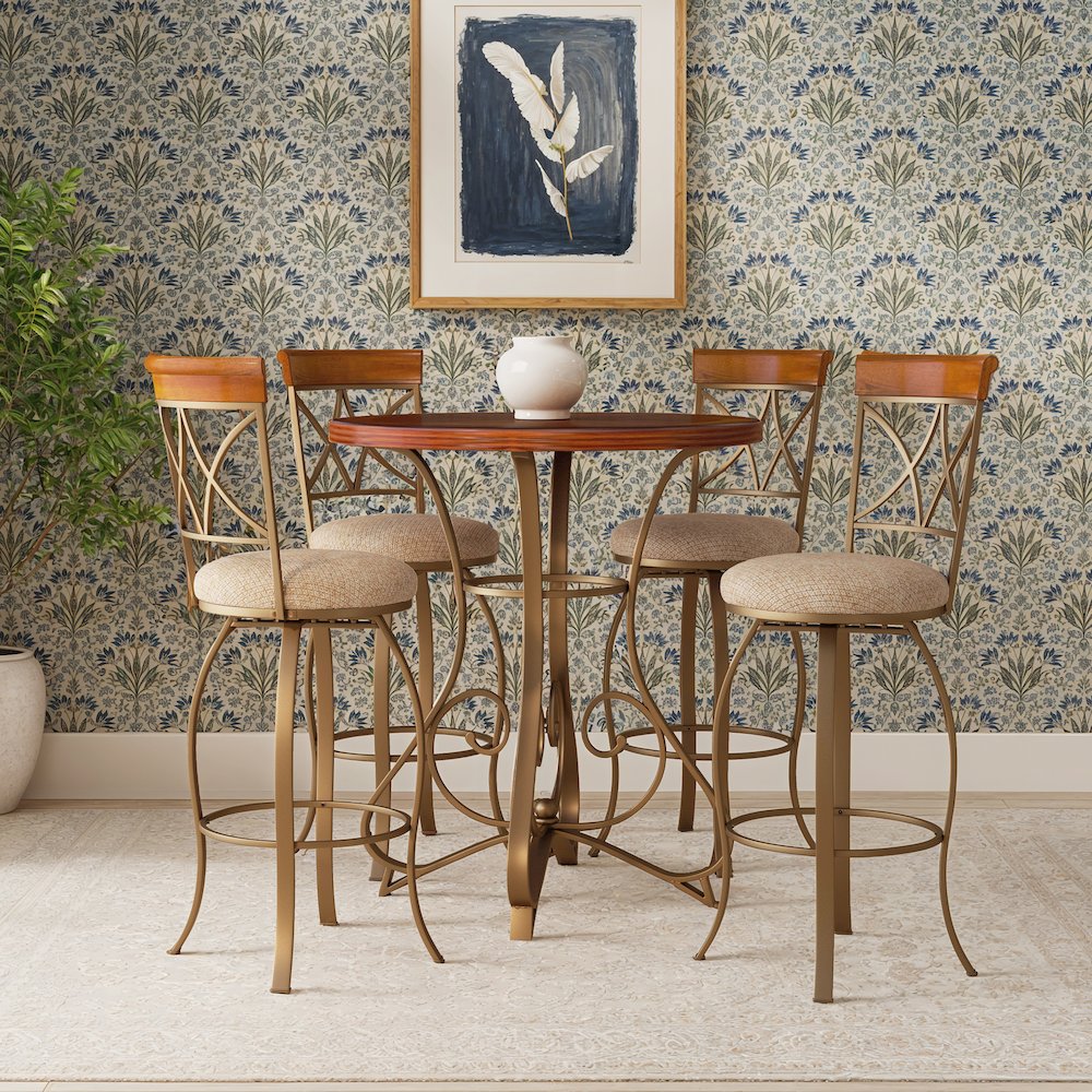 Hamilton 5pc Swivel Pub Set. Picture 3