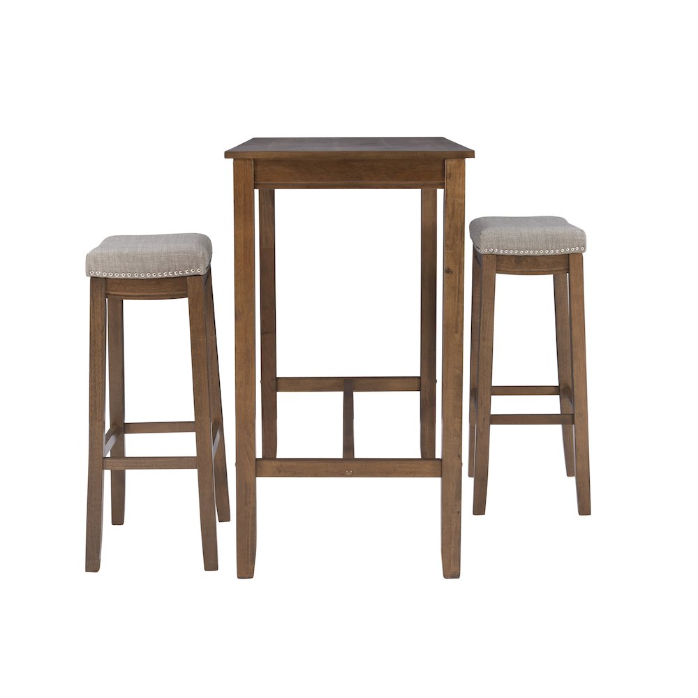 Claridge 3Pc Bar Set Rustic. Picture 4