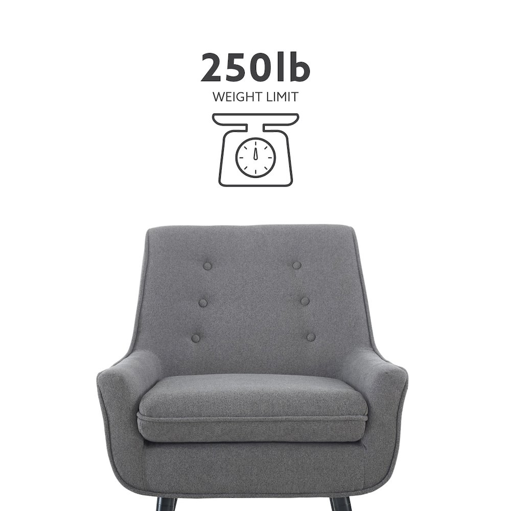 Trelis Chair - Gray Flannel. Picture 13