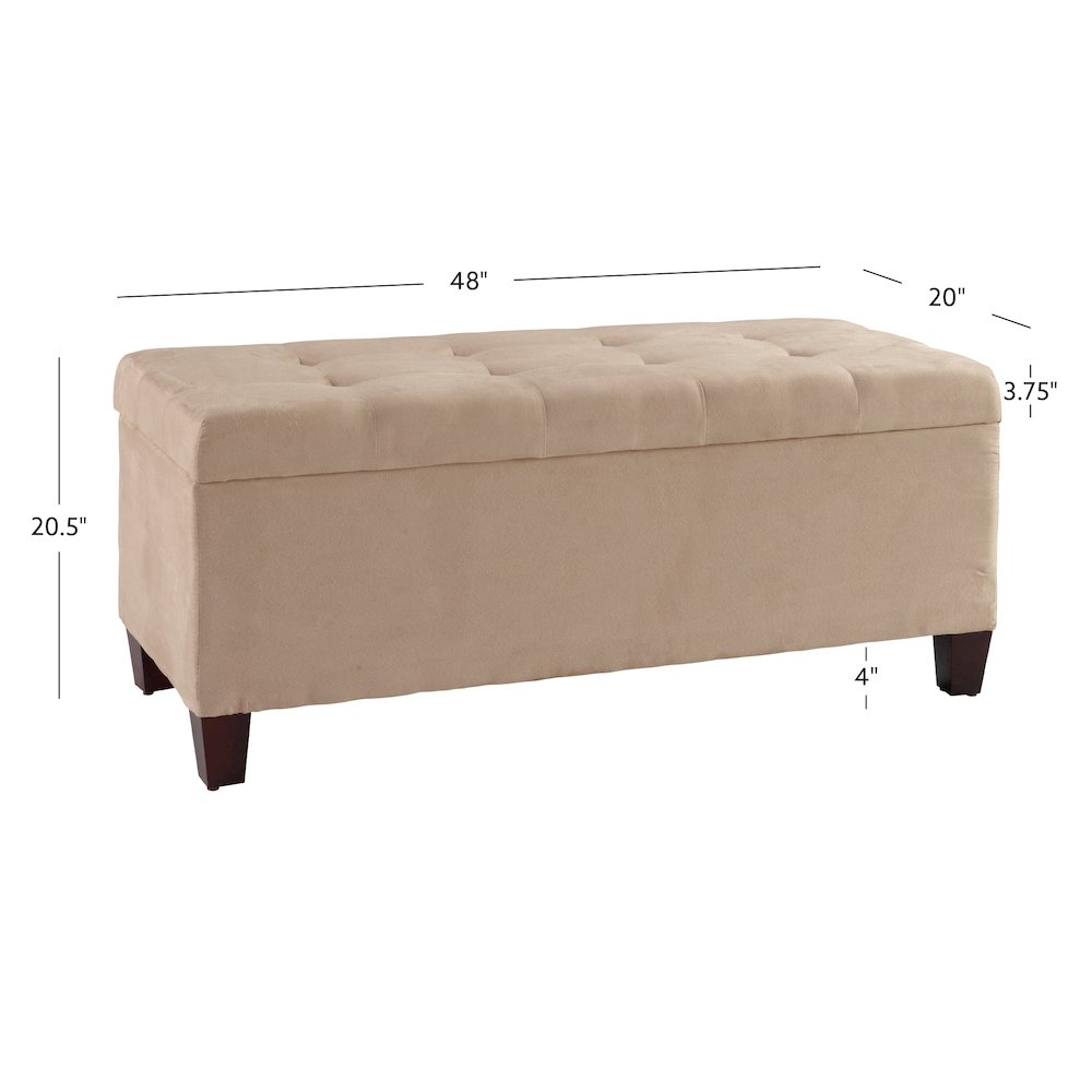 CARMEN SHOE STORAGE OTTOMAN. Picture 7