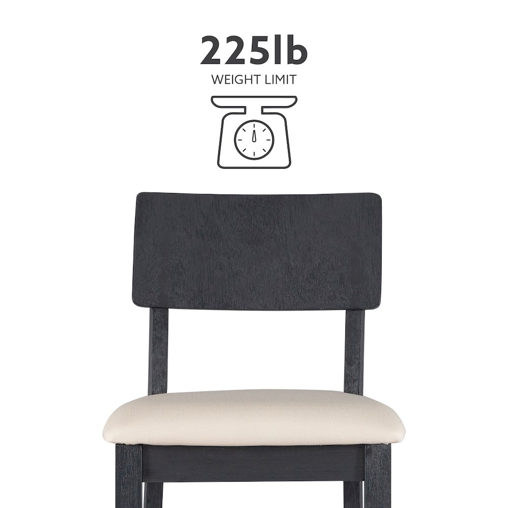 Jorissen Barstool Dark Charcoal. Picture 12