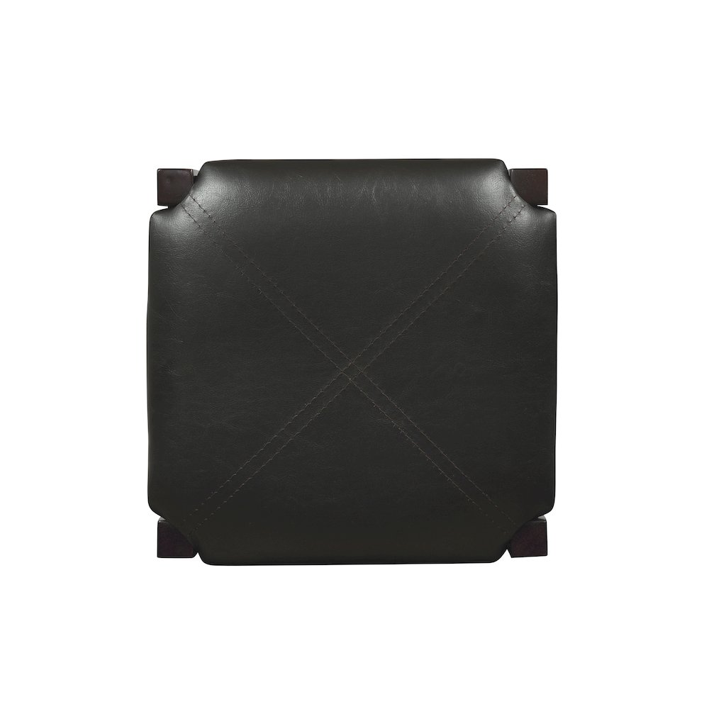 Lancer Backless Counter Stools, Espresso - Set Of Two. Picture 5