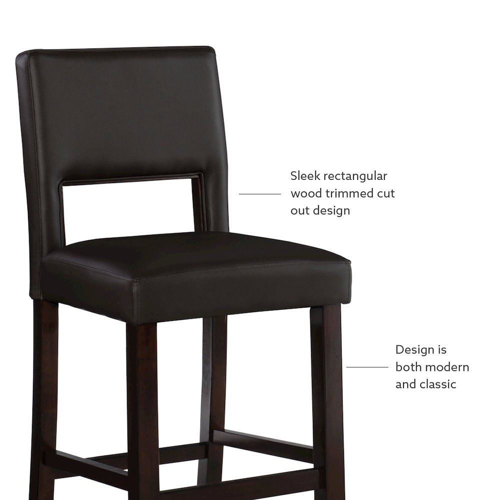 Vega Counter Stool Brown 24. Picture 7
