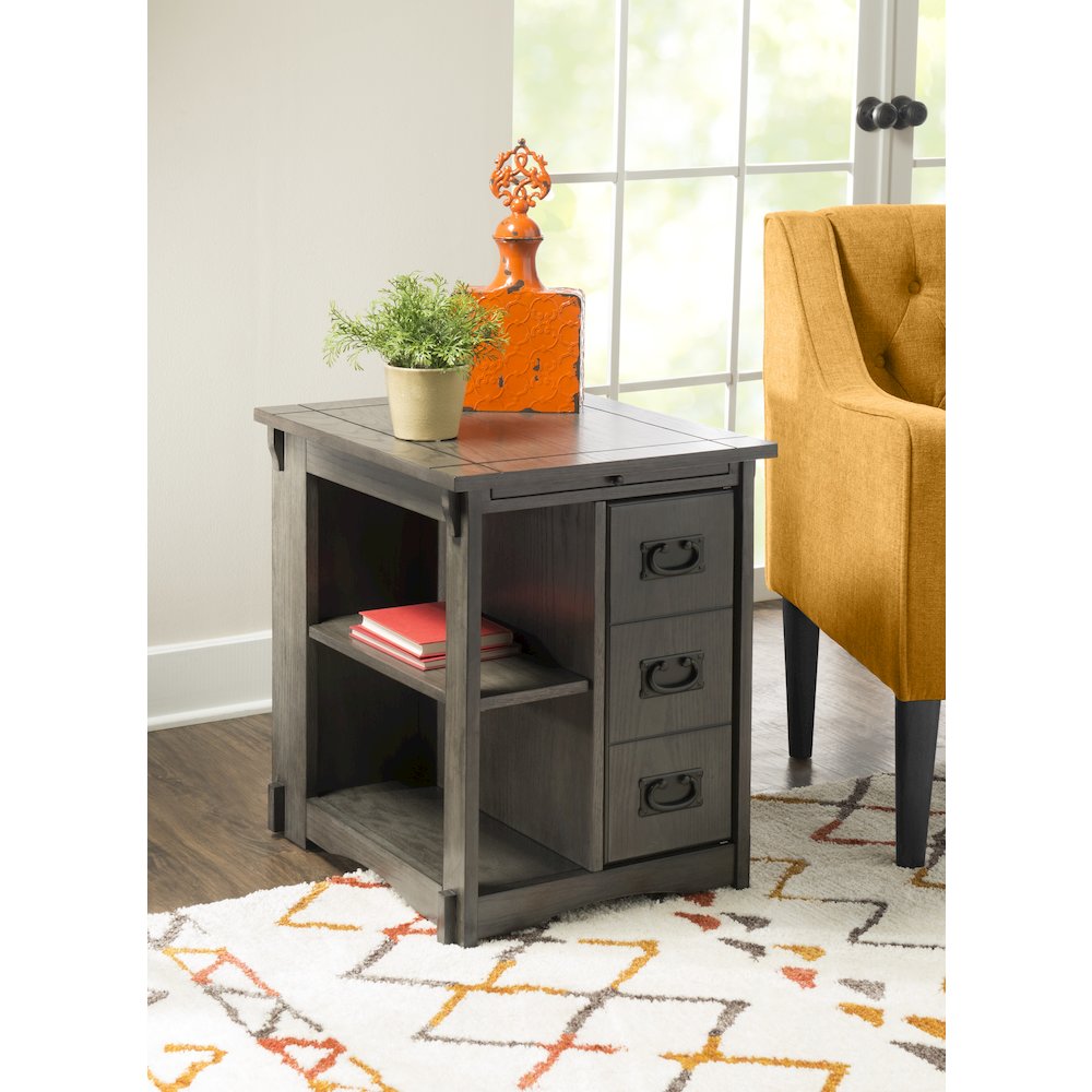 Parnell Side Table Grey. Picture 3