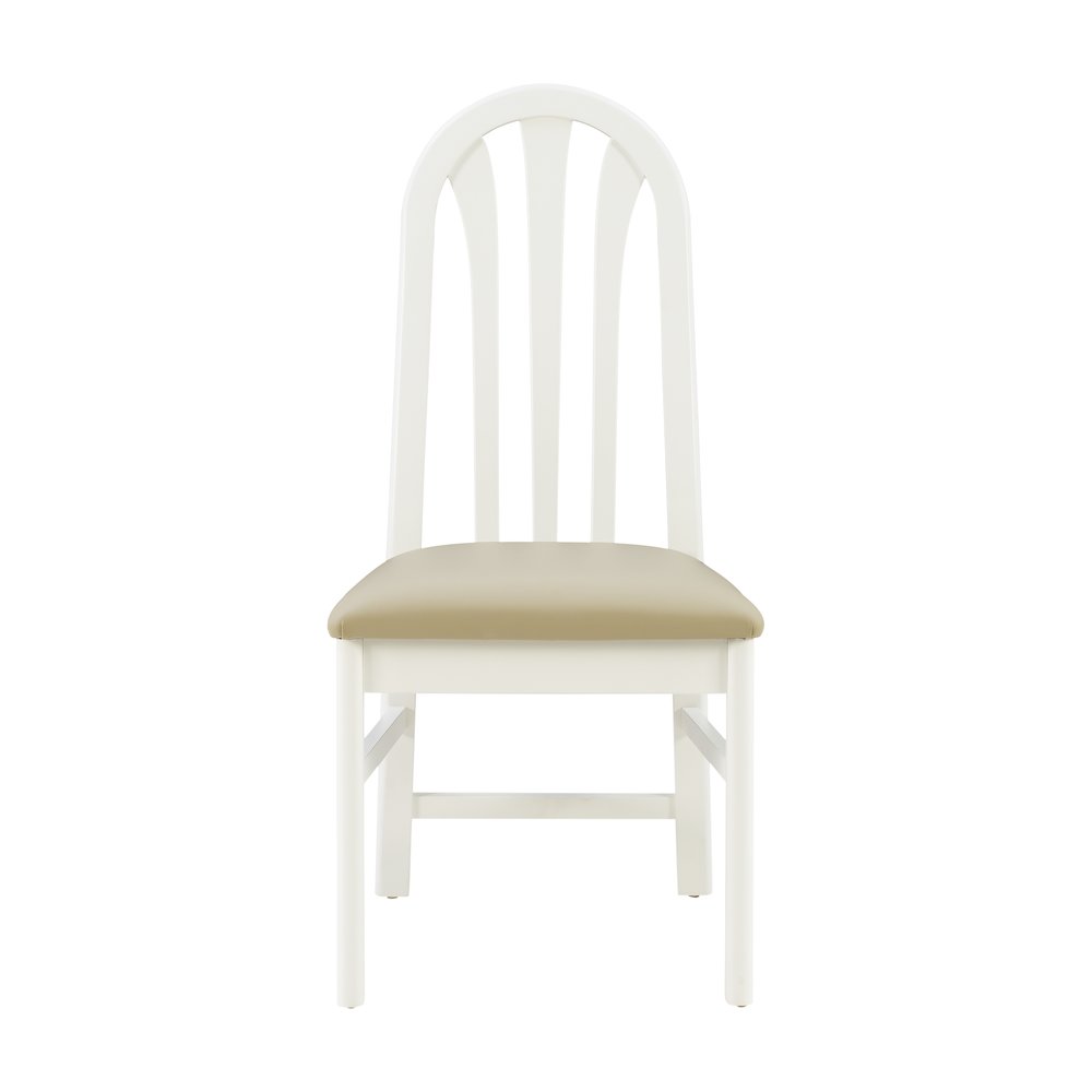 Jesper White Chair Uph Seat. Picture 2