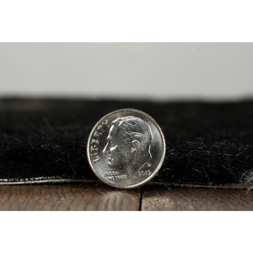 FAUX HIDE MINI BLACKWHITE SALT N PPR, Rug. Picture 6