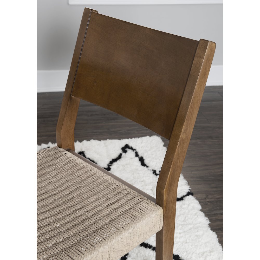 Cadence Dining Chair Brown Set Of 2. Picture 5