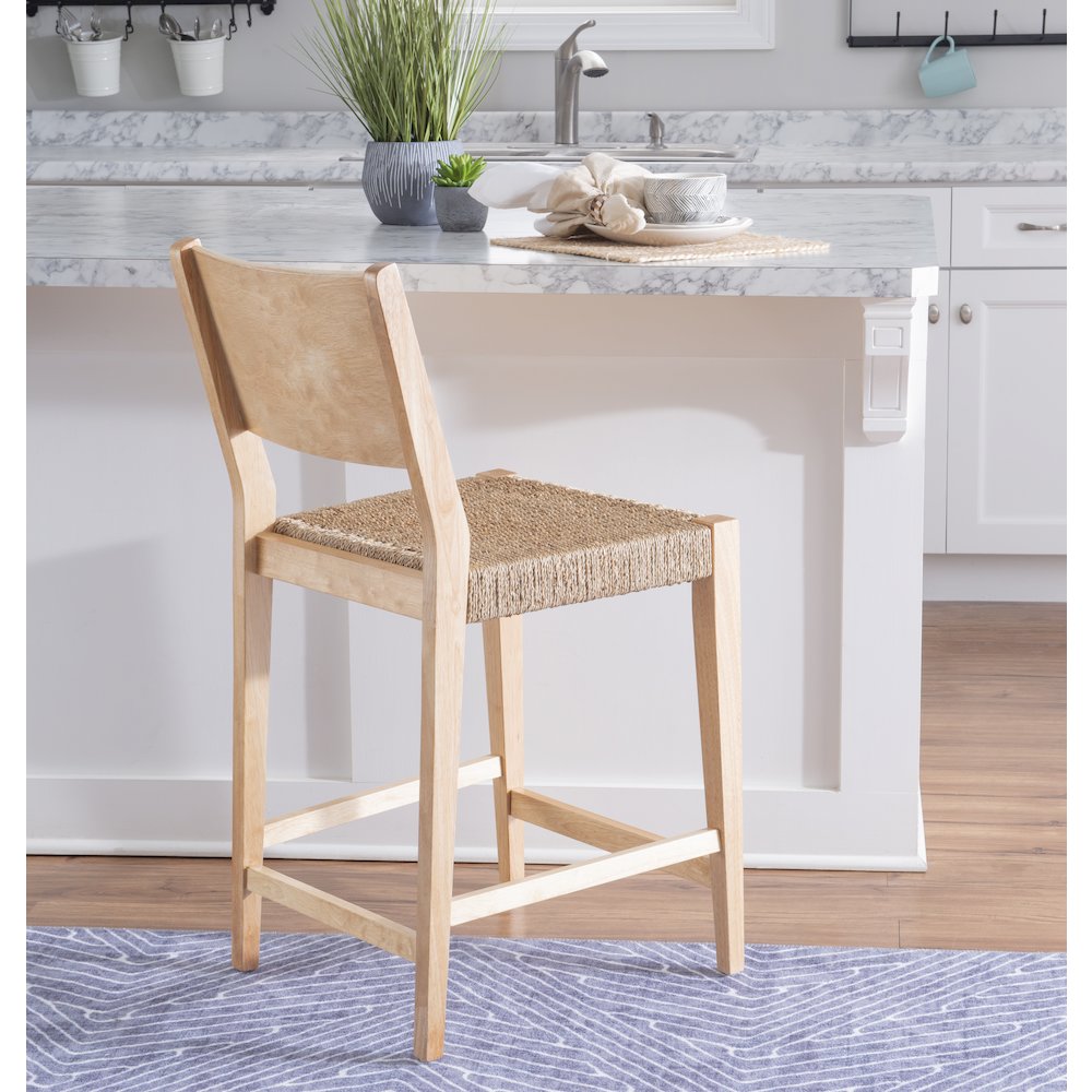 Cadence Counter Stool Natural  Set Of 2. Picture 4