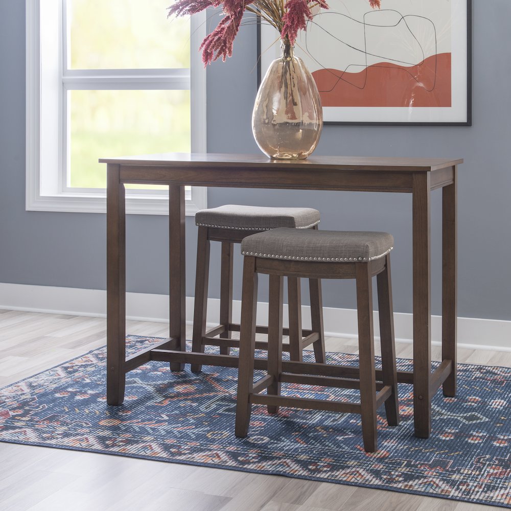 Claridge 3Pc Counter Set Rustic. Picture 3