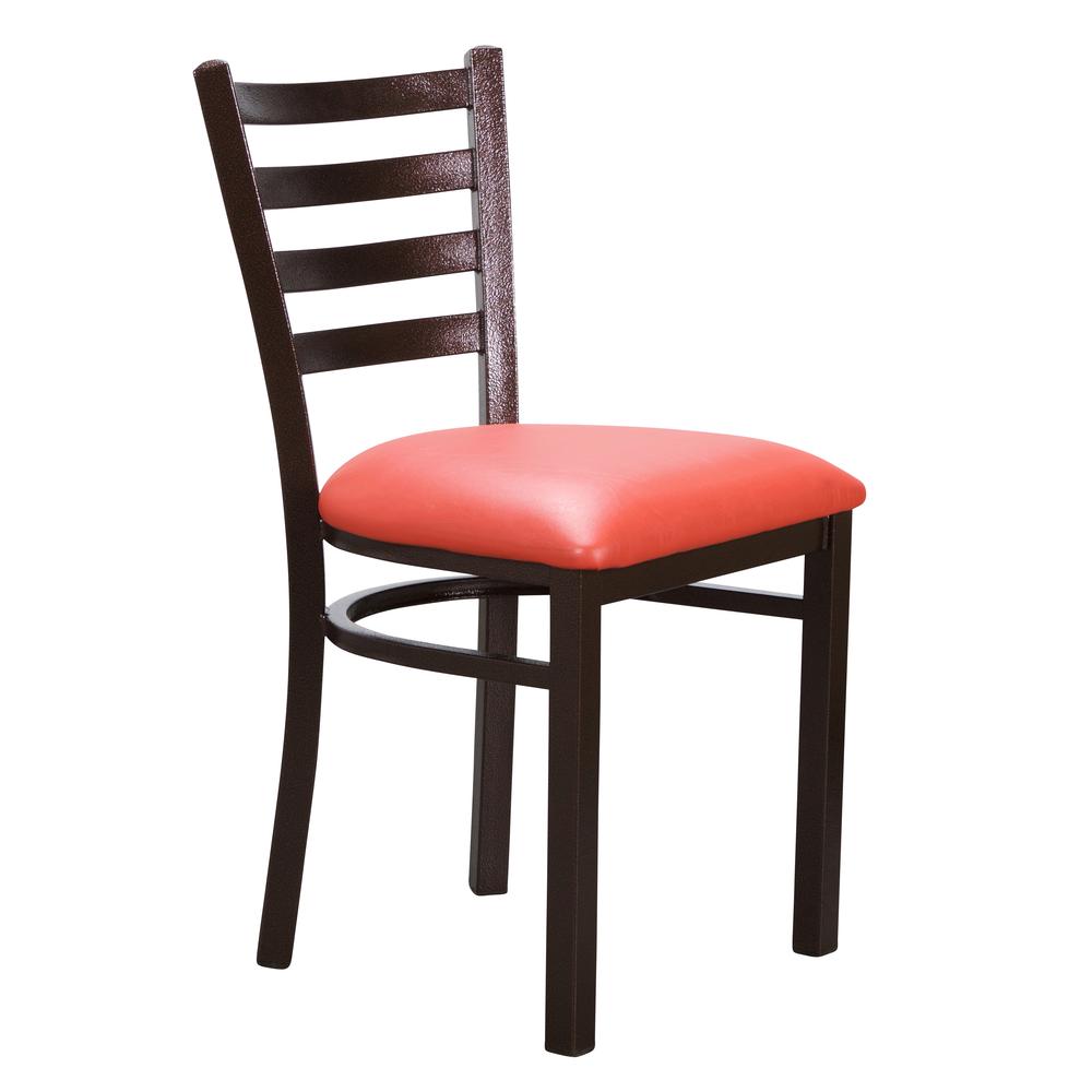 Baxter Metal Side Chair Red Set Of 2. Picture 3