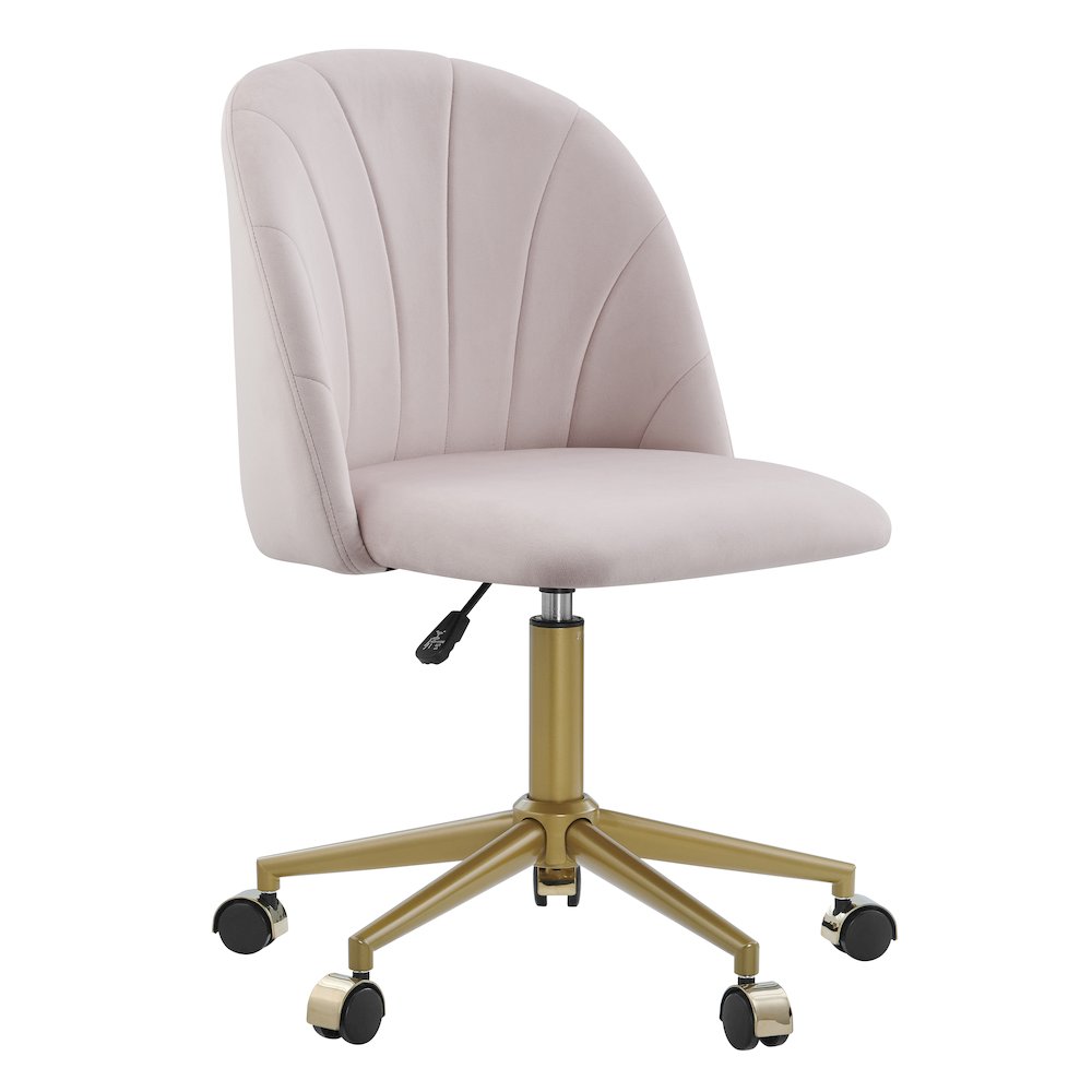 Adalynn Desk Chair Blush Pink. Picture 10