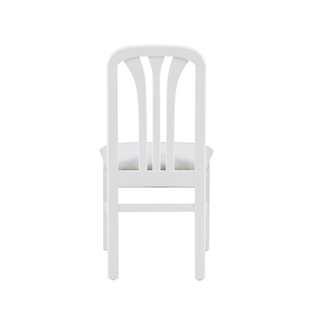 Pamela White Grey Uph Seat. Picture 9