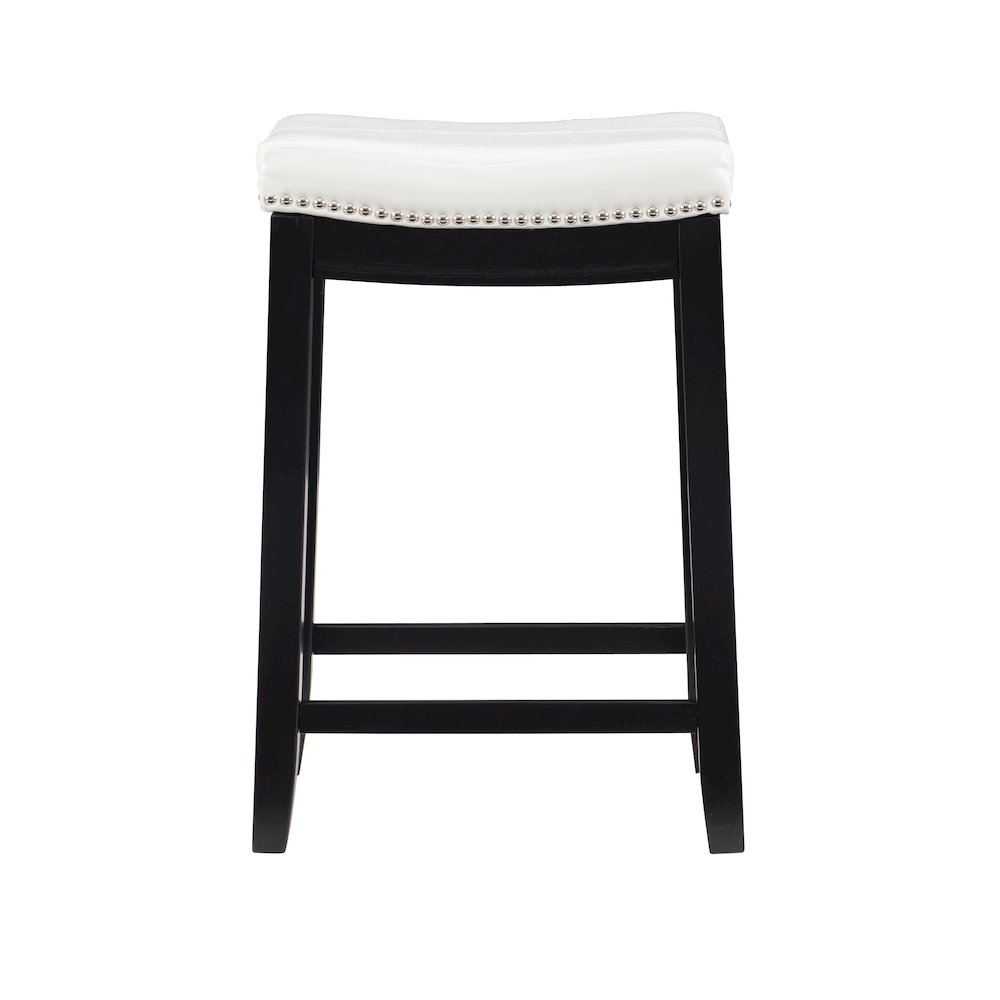 Claridge White Pu Counter Stool. Picture 2
