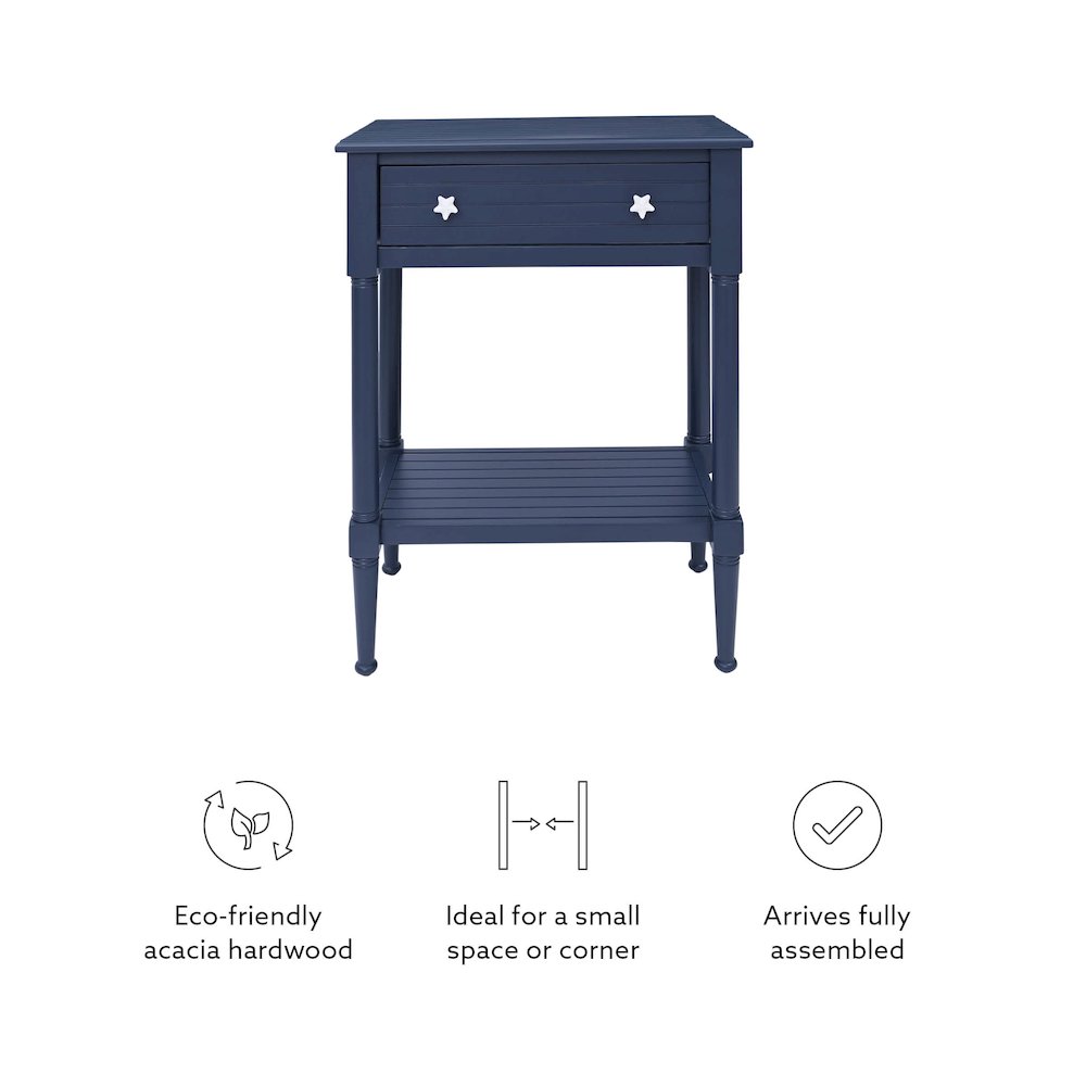 Seaboard Accent Table Navy. Picture 13