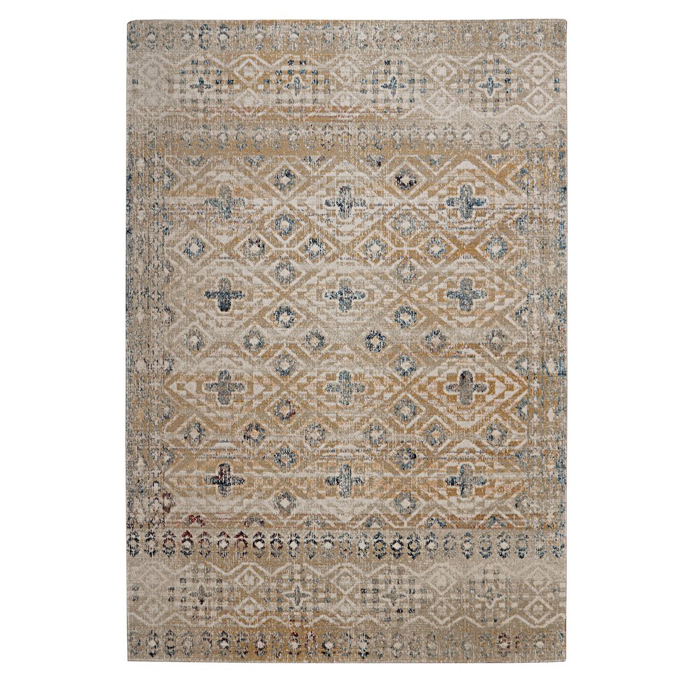 Great Zero Leopold Sand & Blue 8x10, Rug. Picture 1