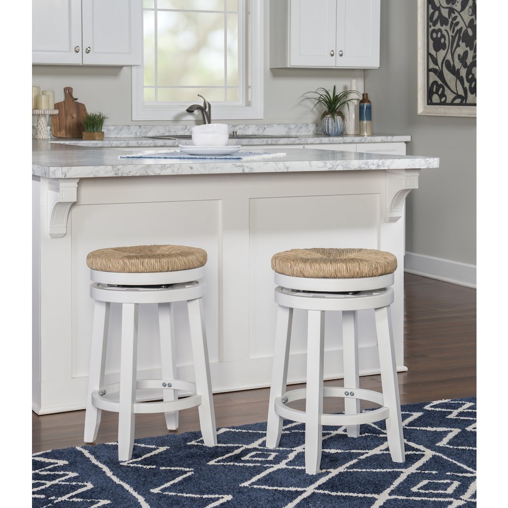 Morgan Counter Stool White. Picture 2