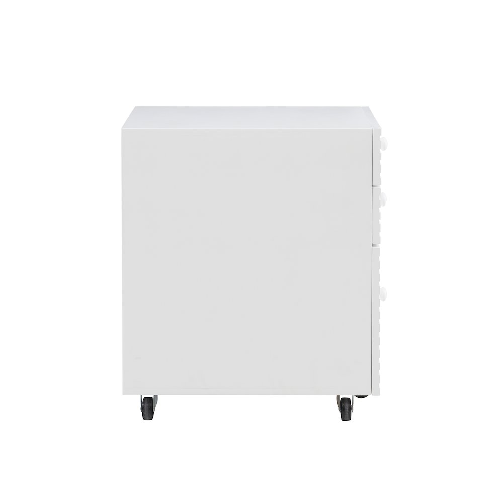 Ripples File Cabinet White. Picture 4