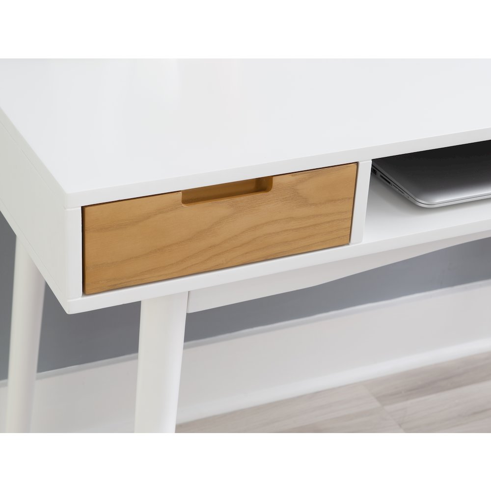 Perry Desk White. Picture 4