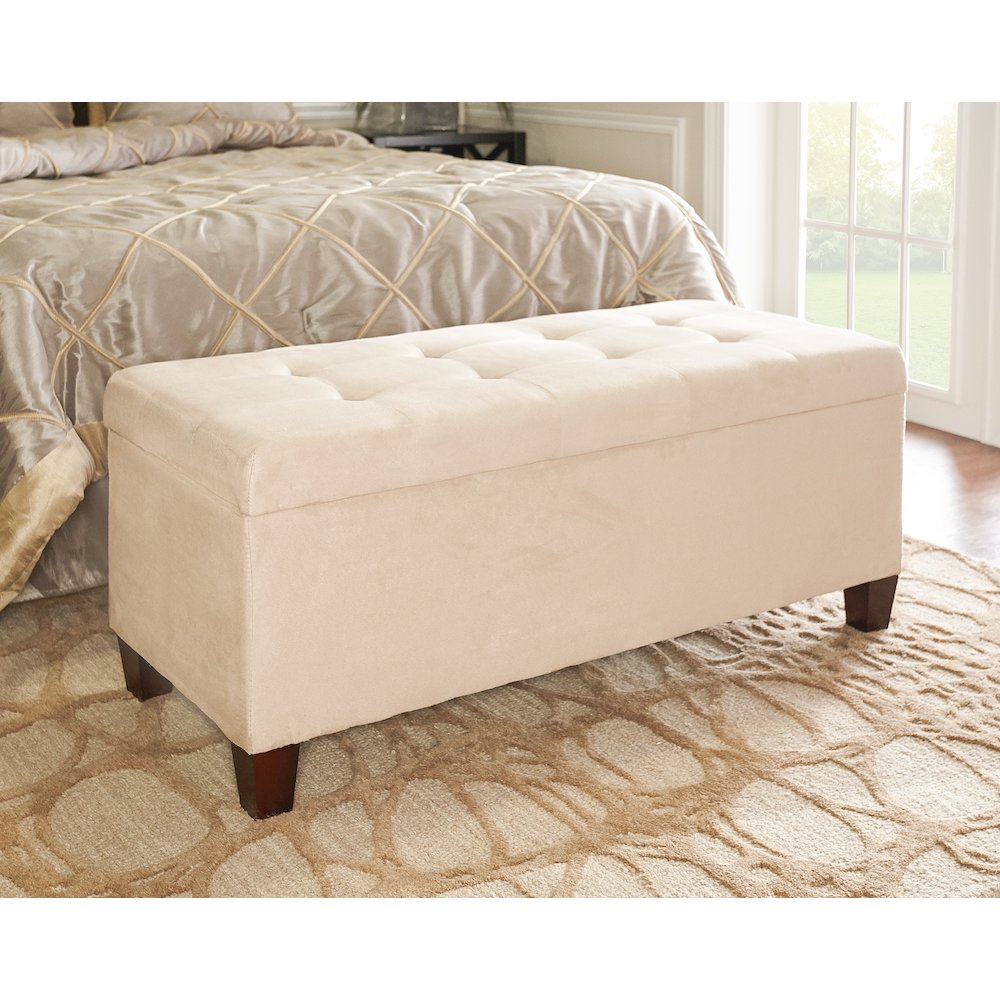 CARMEN SHOE STORAGE OTTOMAN. Picture 3