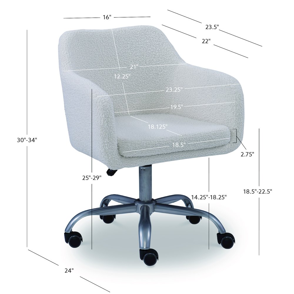 Rylen Sherpa Office Chair. Picture 15