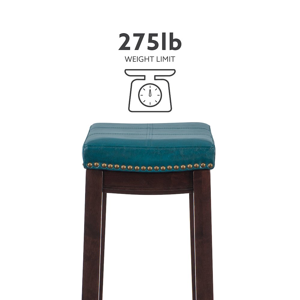 Claridge Blue Barstool. Picture 13