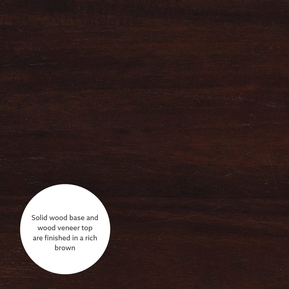 Claridge Counter Pub Table Brown. Picture 10