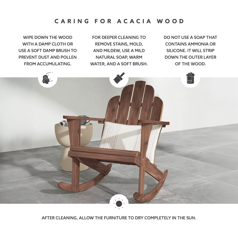 Acorn Adirondack Rocker. Picture 11