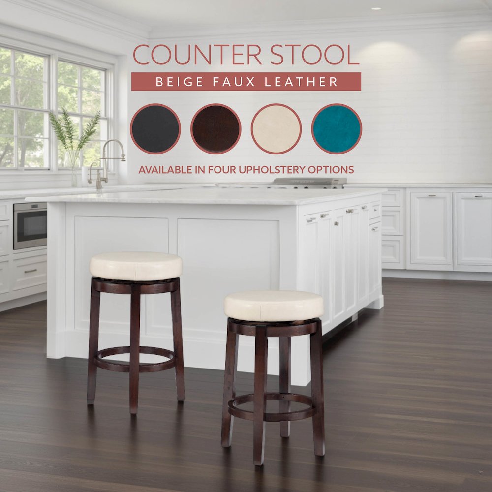 Maya Rice 24 Inches Counter Stool. Picture 14