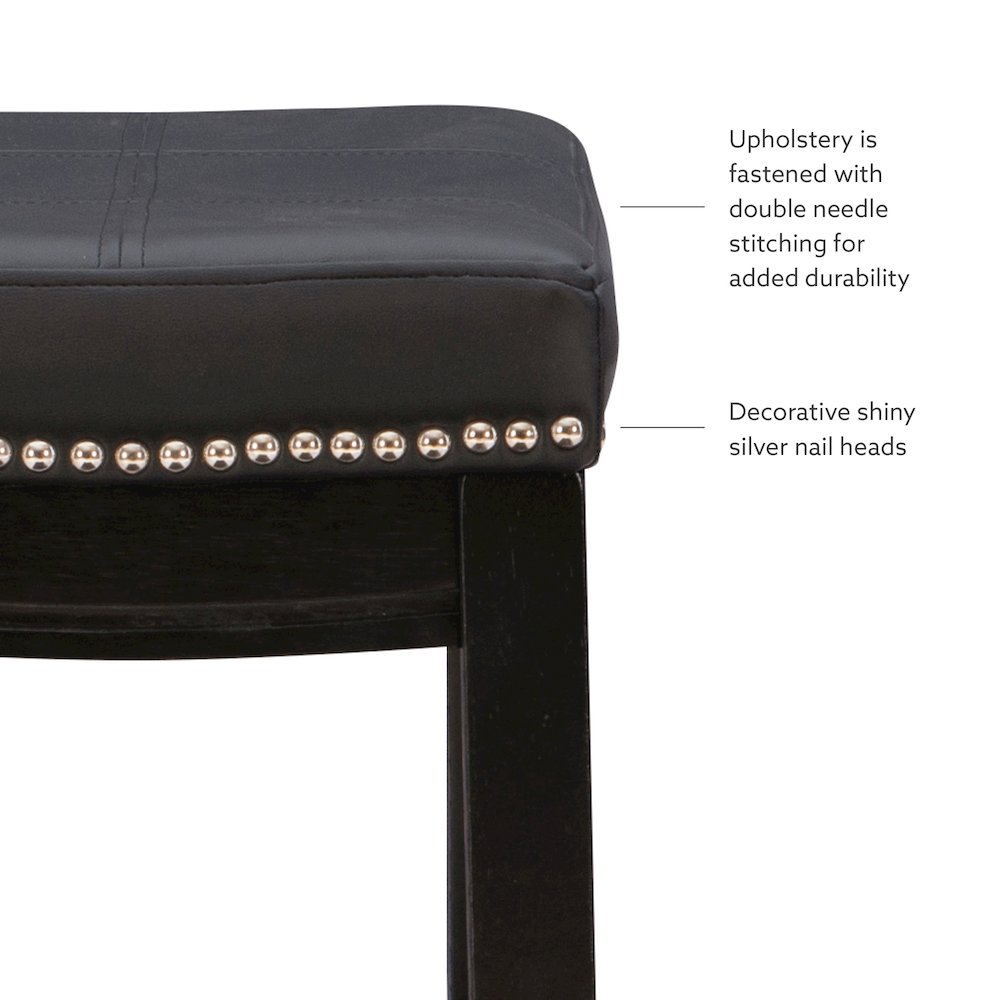 Claridge Black Counter Stool. Picture 11