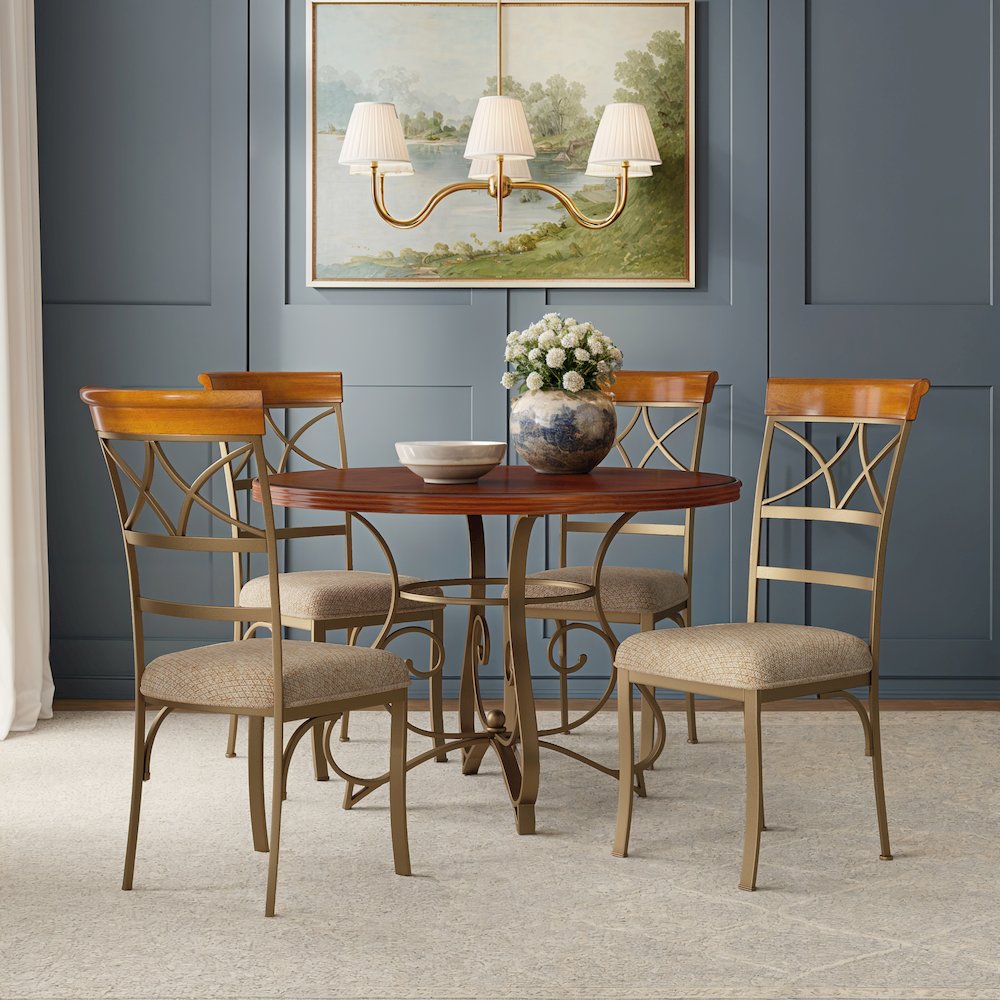Hamilton 5pc Stationary Dining Set. Picture 3