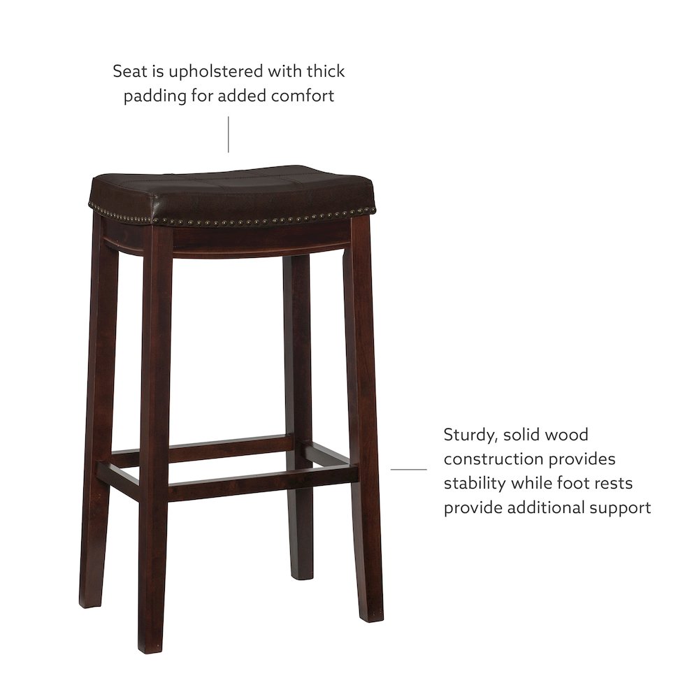 Claridge Brown Barstool. Picture 10