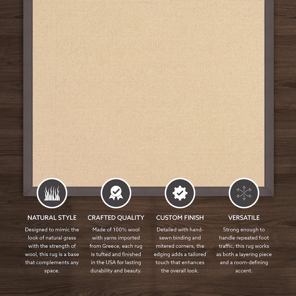 Athena Natural & Slate 2.6x8, Rug. Picture 2