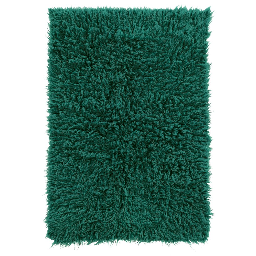 New Flokati 1400grams EMERALD 5X8 Rug. Picture 1