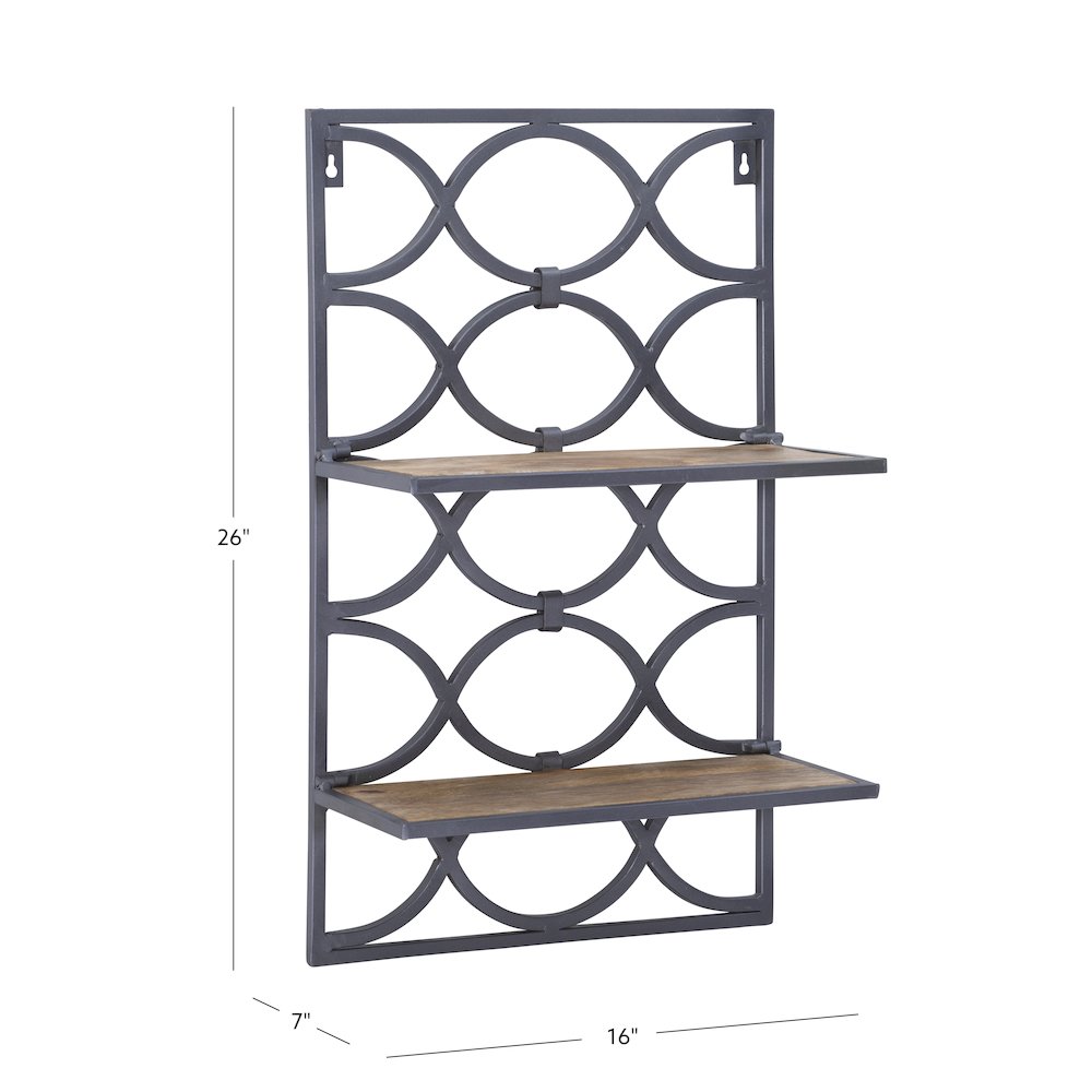 Willem Wall Shelves Nickel. Picture 13