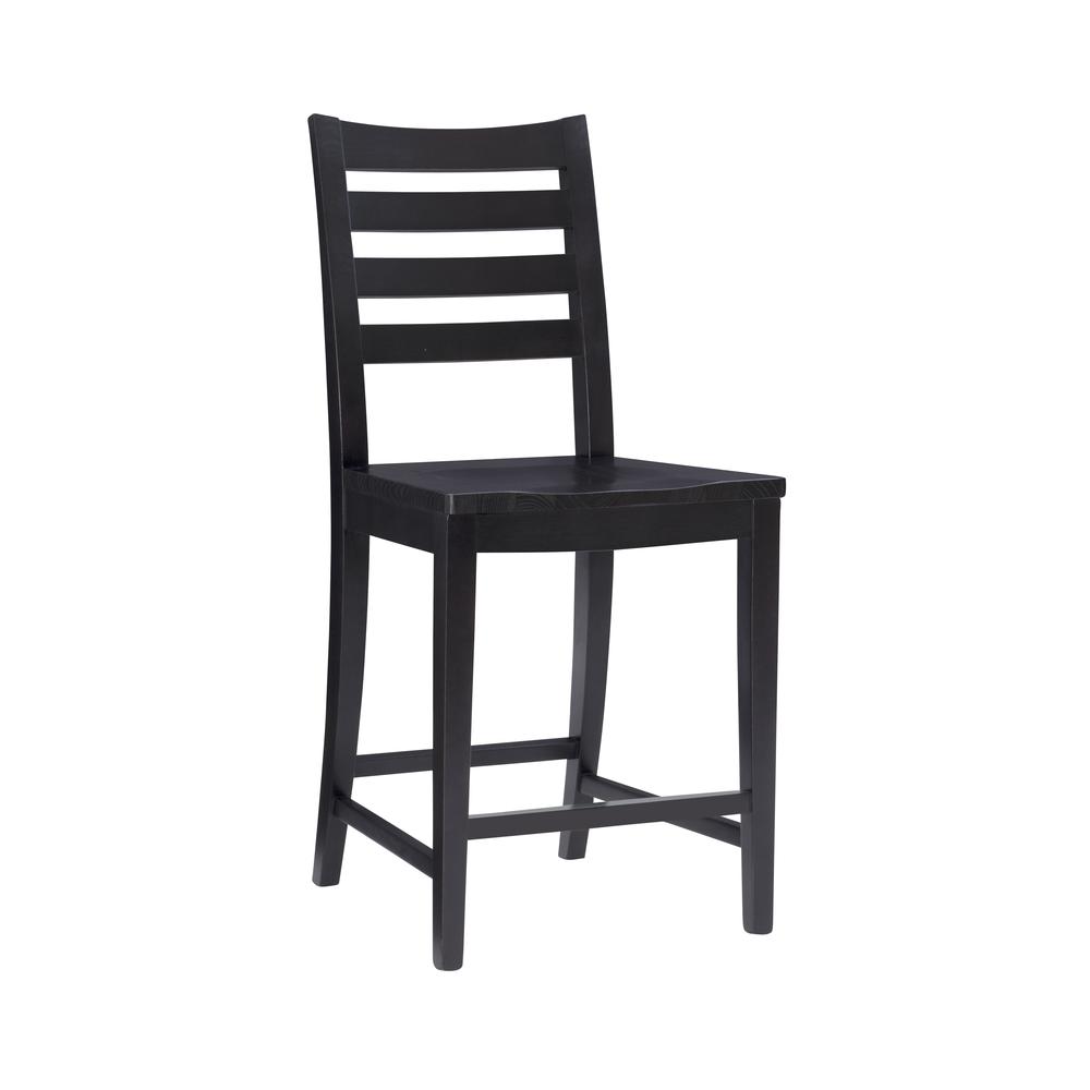 Flynn Counter Stool Black Set Of 2. Picture 2