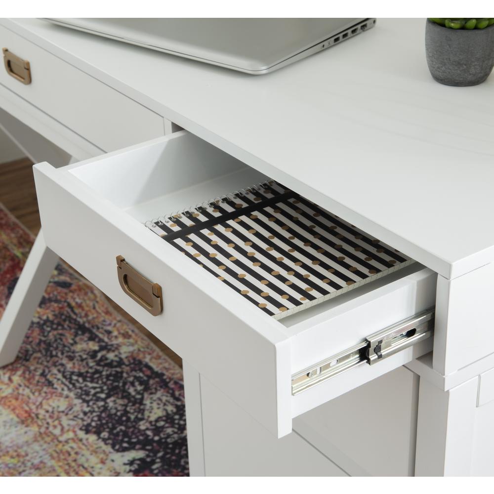 Peggy Side Storage Desk White. Picture 16