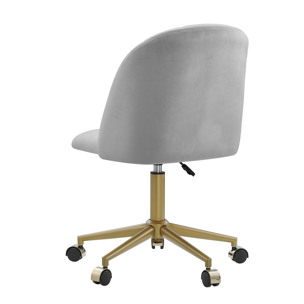 Adalynn Desk Chair Light Gray. Picture 12