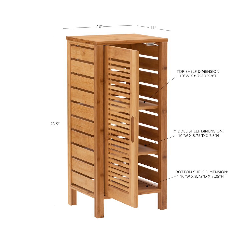Bracken One Door Floor Cabinet. Picture 12