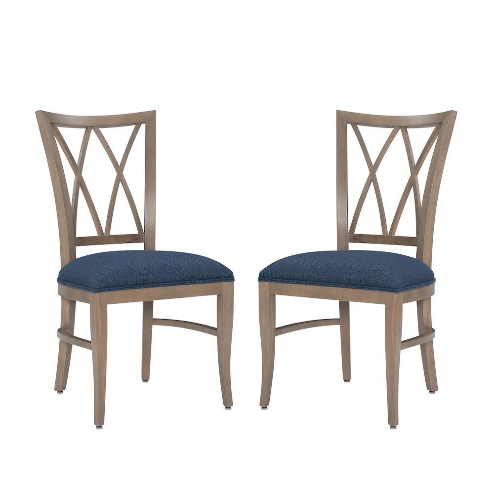 Andes Chair Nat Blue Set Of 2. Picture 8