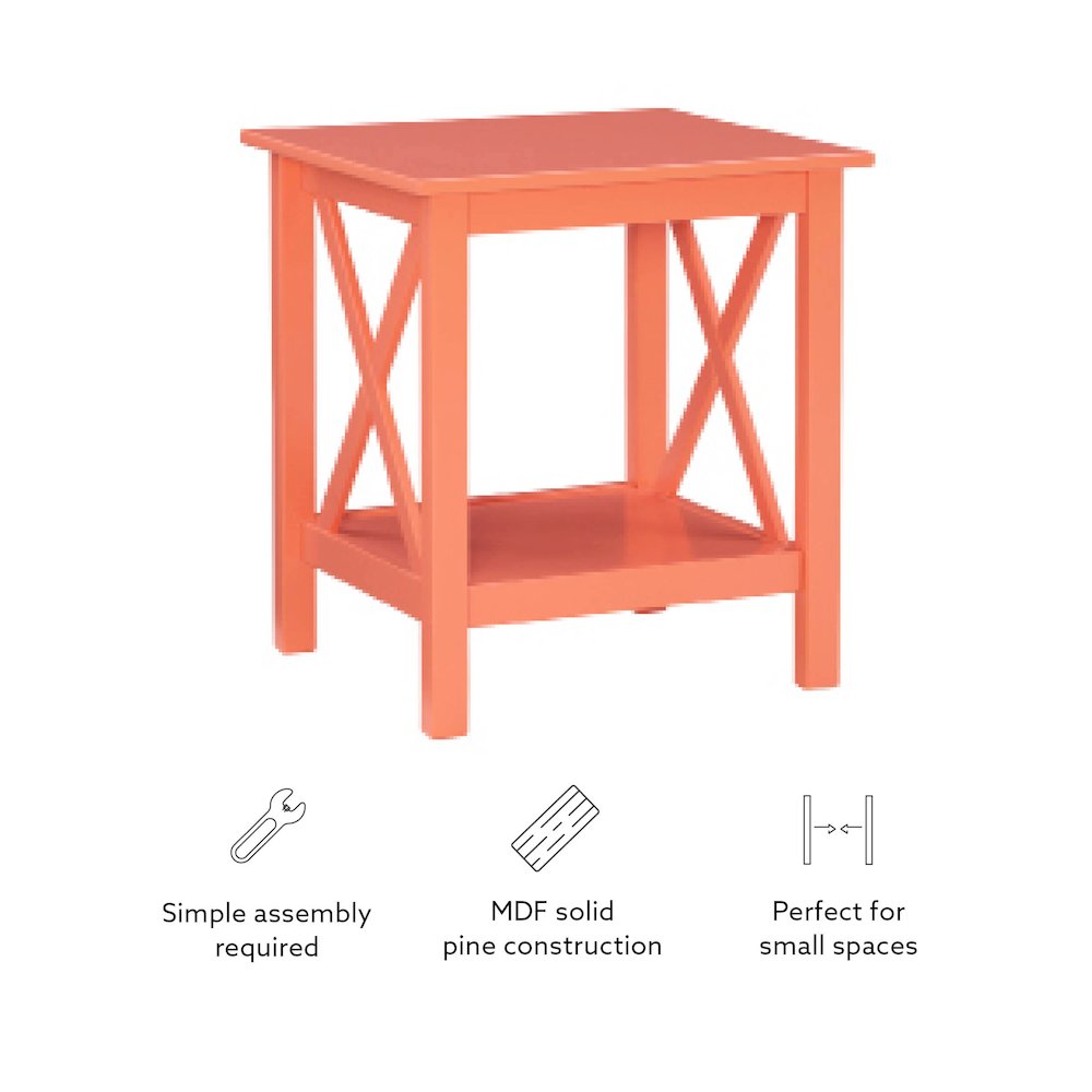 Davis Coral End Table. Picture 13