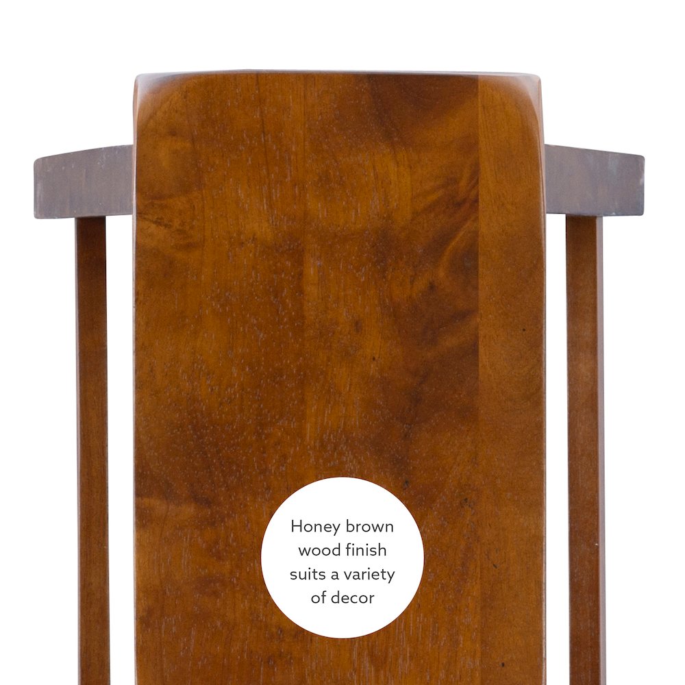 "Honey Brown" Bar Stool, 29" Seat Height - overpacked. Picture 11