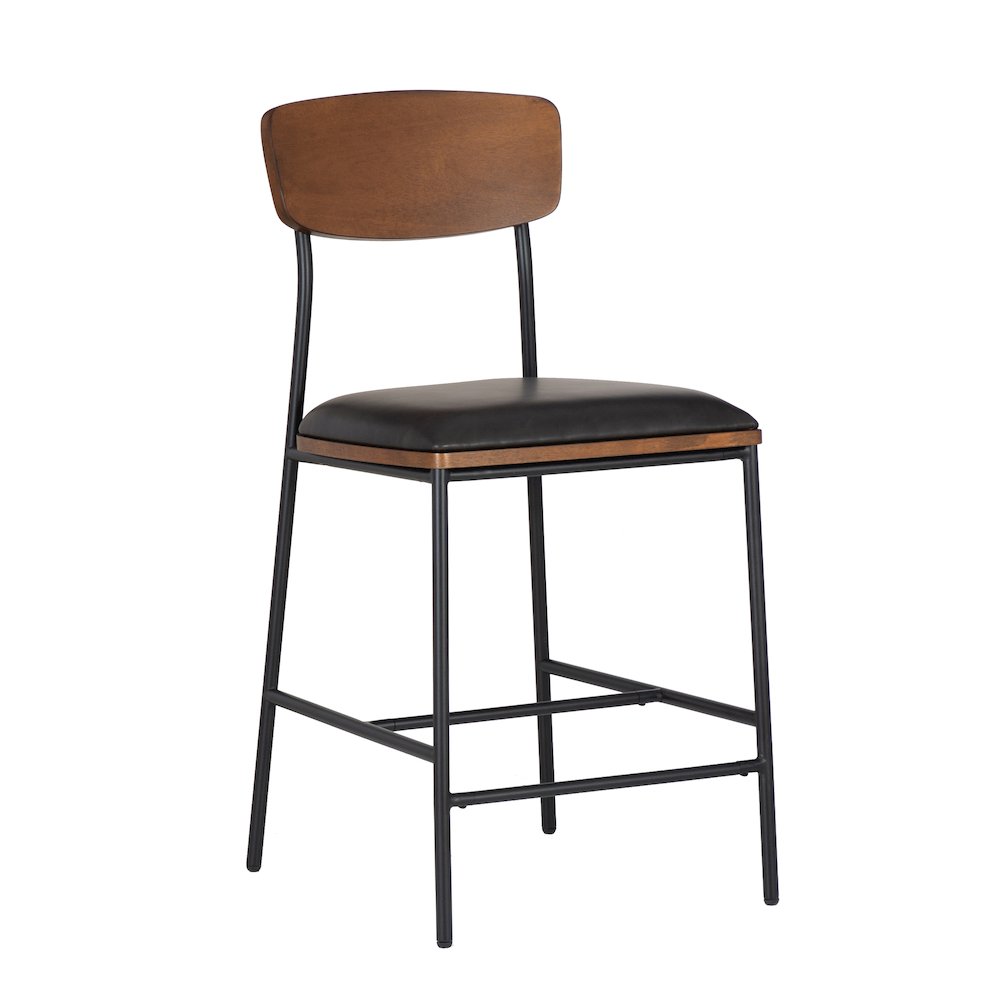 Truvy Counter Stool Espresso. Picture 1